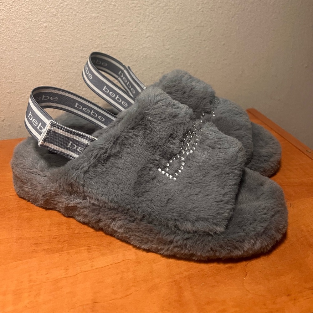 Bebe Fuzzy slippers